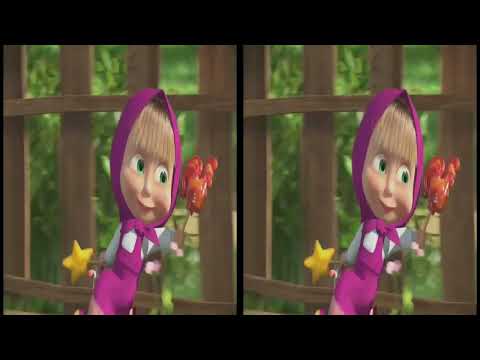 3D SBS-Masha And the Bear-Compilation