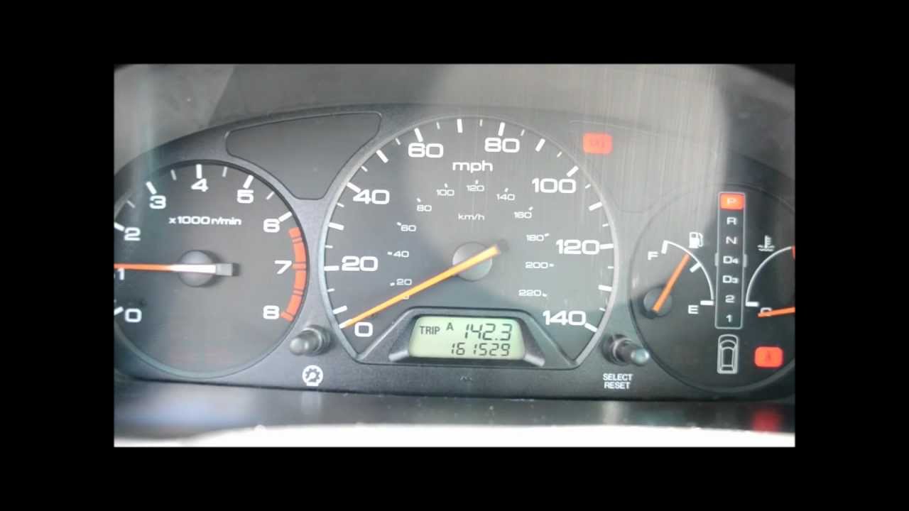 2001 Honda accord dashboard lights not working #6