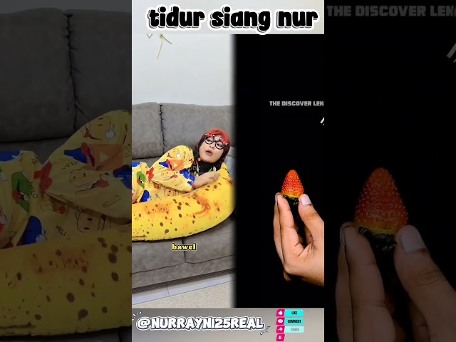 tidur siang nur. CR:@nurrayni25real