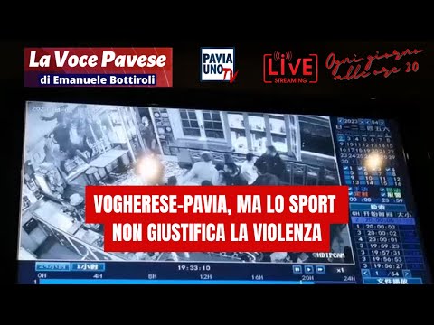 LA VOCE PAVESE - VOGHERESE-PAVIA, MA LO SPORT NON GIUSTIFICA LA VIOLENZA