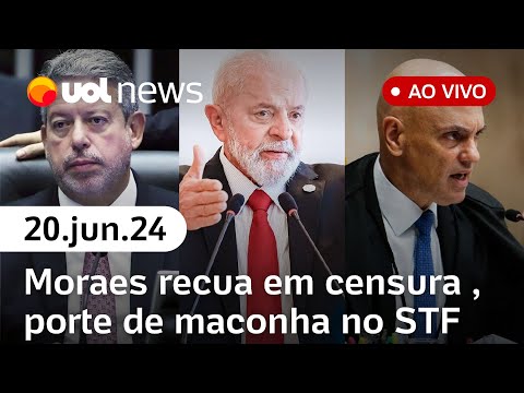 Lula questiona autonomia do BC, STF julga porte de maconha e + notícias: UOL News 2ª Edição ao vivo