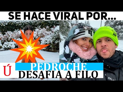 Lo que ha hecho Cristina Pedroche en pleno temporal de nieve en Madrid y todo el mundo comenta
