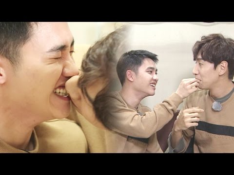 EXO D.O & Lee Kwangsoo Spaghetti Kiss?! 도경수, 이광수 ‘스파게티 키스’ 《Running Man》런닝맨 EP459