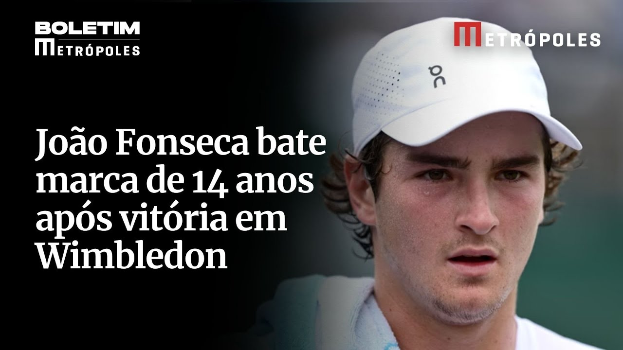 João Fonseca bate marca de 14 anos após vitória em Wimbledon