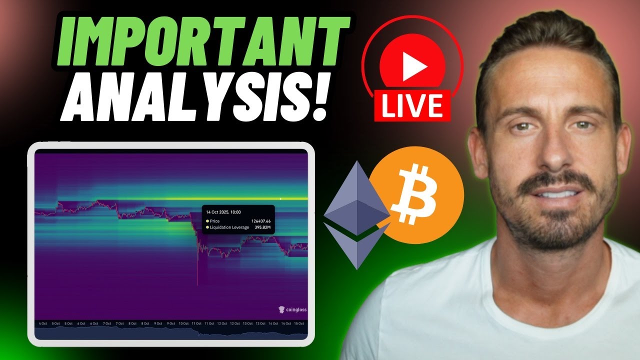 BITCOIN AND CRYPTO LIVE!! (Important Setups)