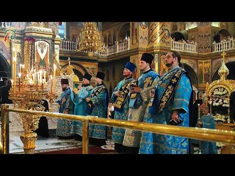 Соборная просительная ектения в Почаевской Лавре