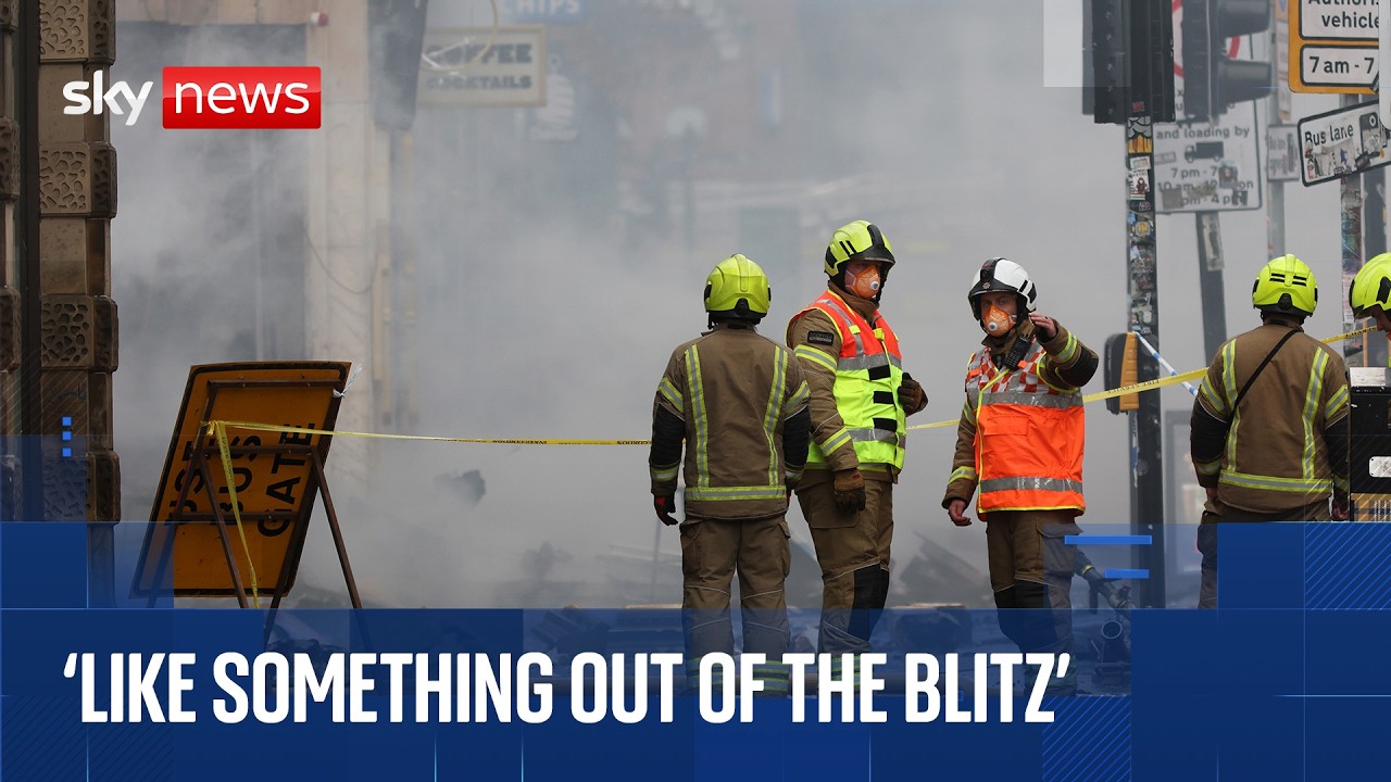 Firefighters continue to tackle fire in Glasgow