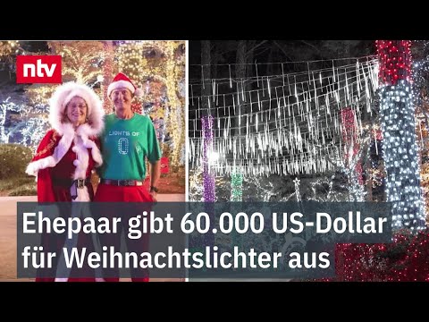 Mehr als eine Million LED-Lämpchen: Ehepaar gibt 60.000 US-Dollar für Weihnachtslichter aus| ntv
