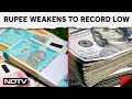 Rupee To USD | Indian Rupee Weakens To Record Low, Trades Past 83/$