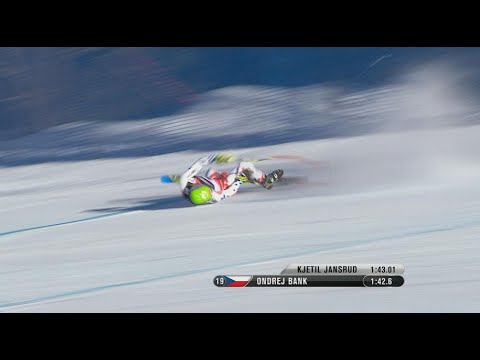 Ondrej Bank crash - Vail Beaver Creek 2015 