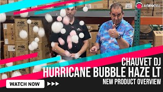 CHAUVET DJ Hurricane Bubble Haze LT Bubble Machine in action - learn more