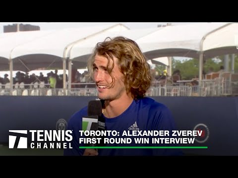 In-Form Alexander Zverev Excited For Next Few Months; Toronto 1R Win