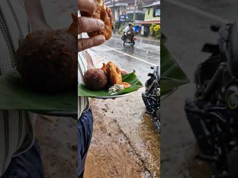 ചായ ☕️മഴ 🌧 #mazha #thattukadafood  #trendingshorts #viral