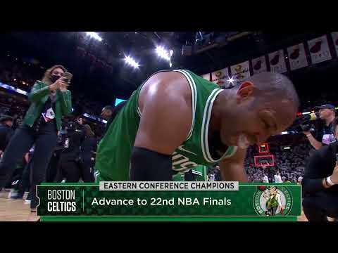Boston Celtics Celebrate Game 7 Victory video clip