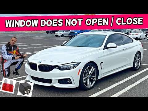 WHY WINDOW DOES NOT OPEN CLOSE BMW F32 F33 F36 428i 430i 435i 440i 418i 420i 418d 420d 425d 430d 435