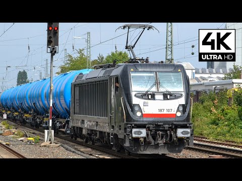 [4K] CTL 187 107 with methanol train passes Beckum-Neubeckum!