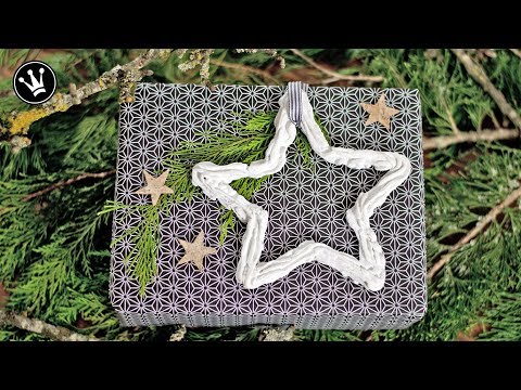 DIY - Weihnachtsdeko | Sterne aus Beton | mit Spritzbeutel | Christbaumschmuck | Geschenkanhänger