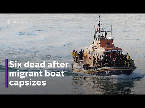Six dead after boat carrying migrants capsizes in English Channel