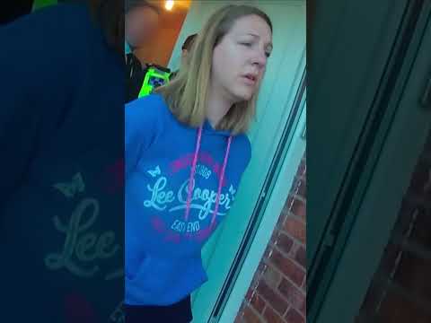 Footage of Lucy Letby's arrest