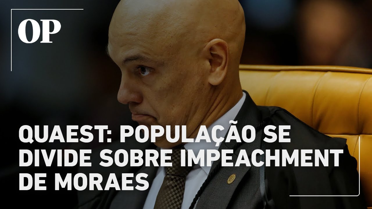 Quaest apoio e rejeição ao impeachment de Moraes estão tecnicamente empatados