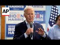 Biden blasts Trump during campaign event in Nevada