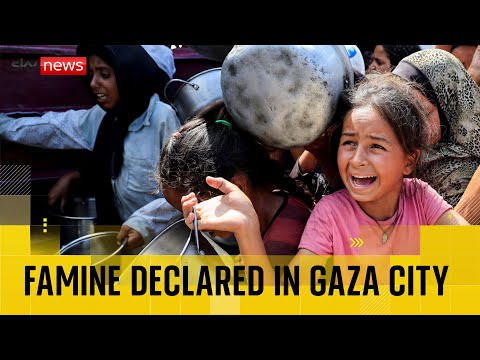 Famine declared in Gaza City for first time