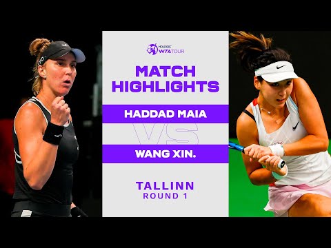 Beatriz Haddad Maia vs. Wang Xinyu | 2022 Tallinn Round 1 | WTA Match Highlights