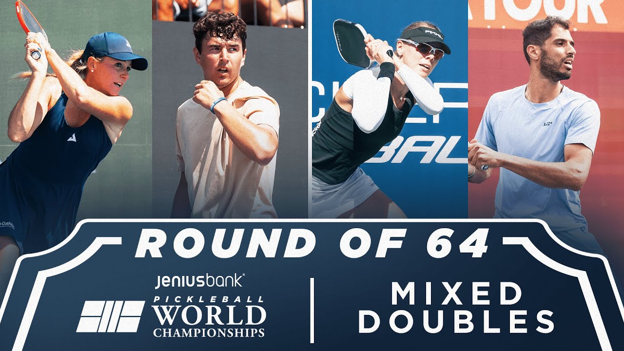 Buckner/Delgado v Padegimaite/Alhouni at the Jenius Bank Pickleball World Championships