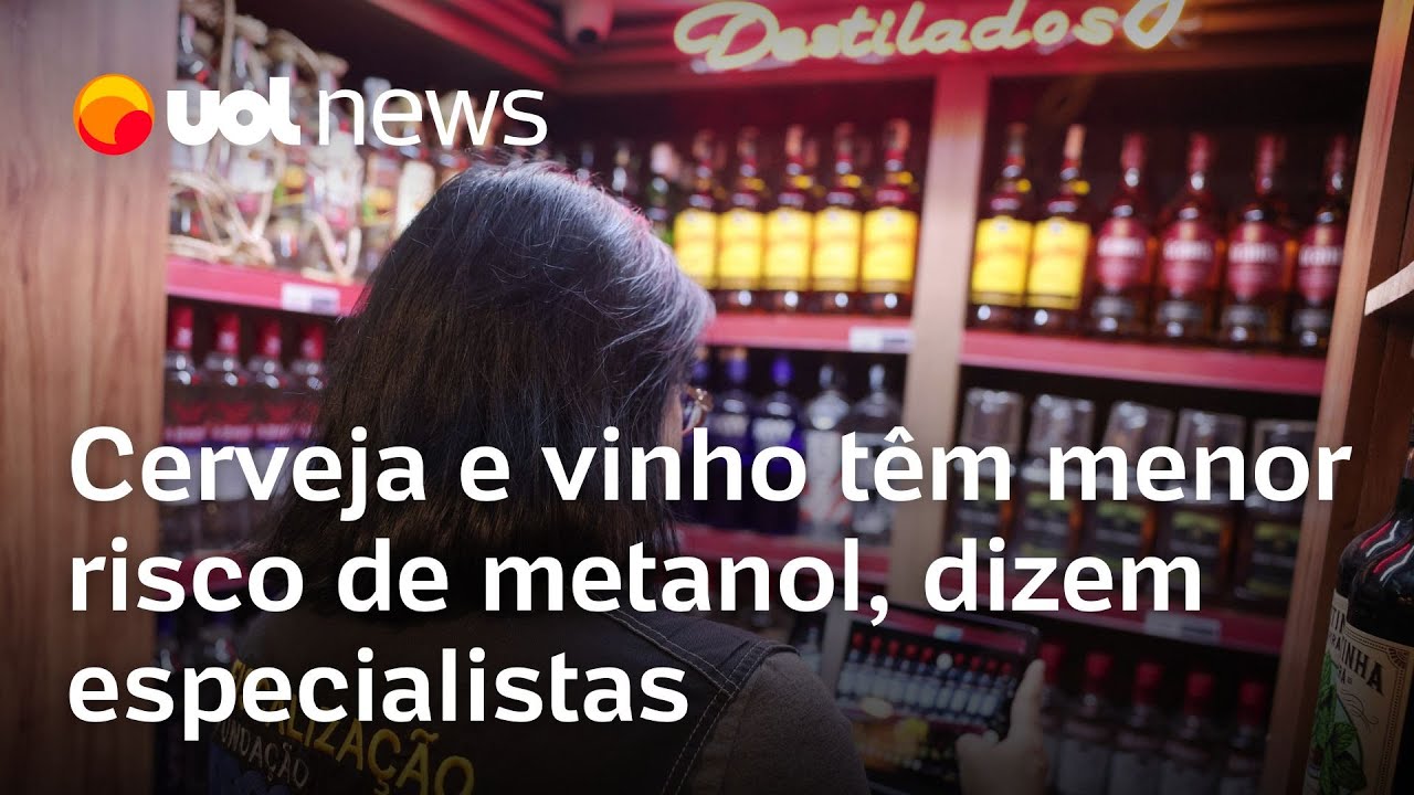 Cerveja e vinho têm menor risco de contaminação por metanol, dizem especialistas
