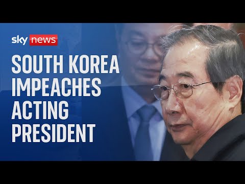 South Korea's parliament votes to impeach acting president