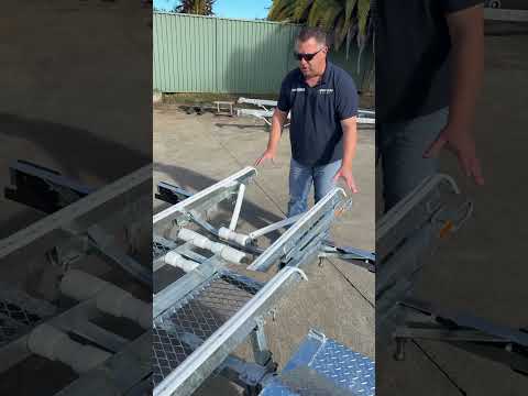 The Mackay KRX off-road capable trailer available through Good Times Marine