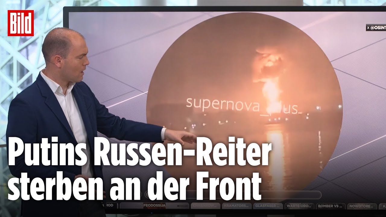 Kiew sprengt russisches Öl-Depot auf der Krim | BILD-Lagezentrum