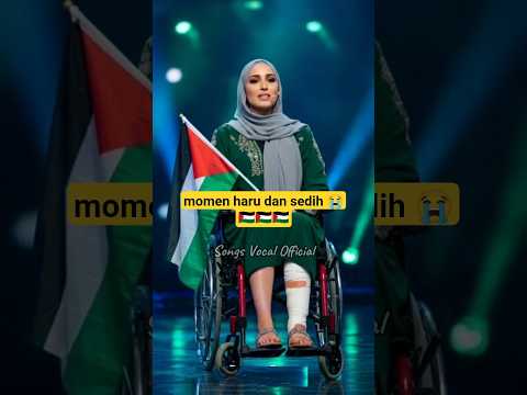 Free Palestine 🇵🇸.!! Suara Indah dari Wanita Hijabers Bikin Panggung Heboh #palestine #feedshorts