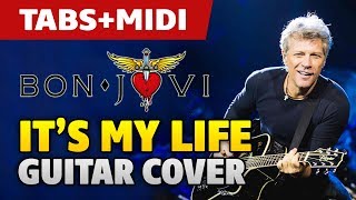 Bon Jovi - It's My Life (Acoustic Fingerstyle Guitar Cover and Midi)