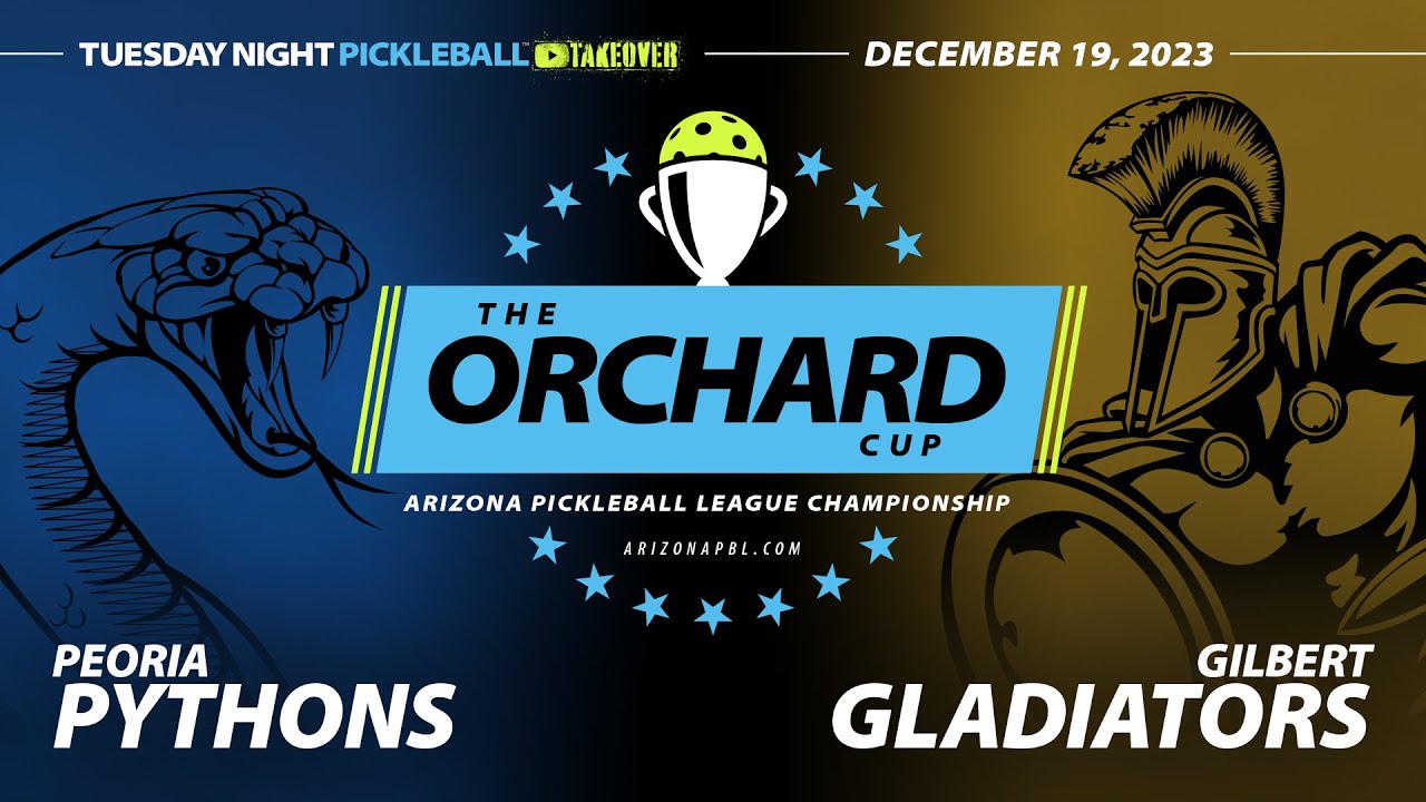 Pickleball Takeover LIVE CHAMPIONSHIPS - Gilbert Gladiators vs Peoria Pythons (Season 2)