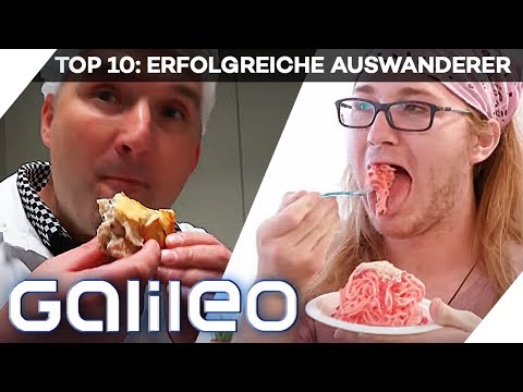 Top 10: Erfolgreiche Auswanderer! Vom Spaghetti-Eis bis zum Hotel aus Müll | Galileo | ProSieben