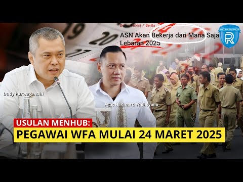 Menhub Dudy Purwagandi Usulkan Pegawai WFA untuk Kurangi Macet saat Angkutan Lebaran 2025