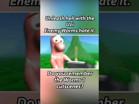 Was Spraying and praying your go-to tactic when using the UZI in Worms? 🪱 #Worms #ThrowbackThursday