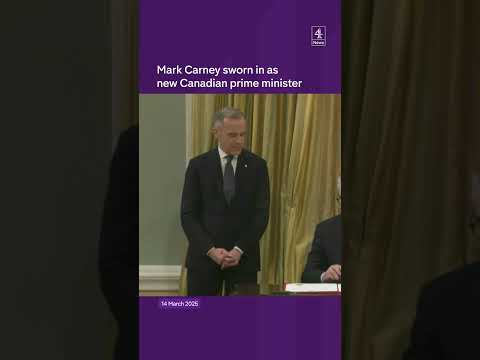 Mark Carney sworn in as new Canadian prime minister