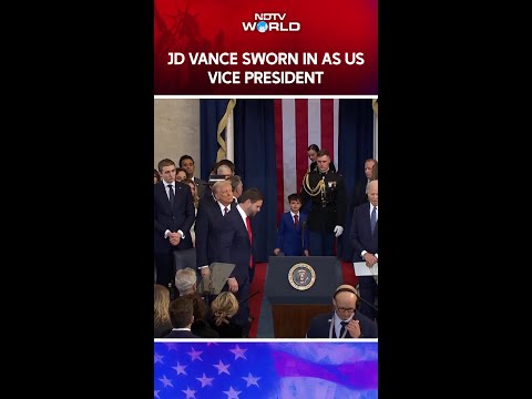 JD Vnace | JD Vance Sworn In As Us Vice President
