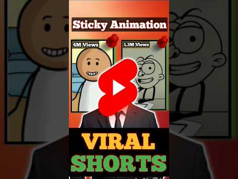How To Make Sticky Animation Using AI 🔥 || #shorts #ytshorts #youtubeshorts #stickyanimation #ai