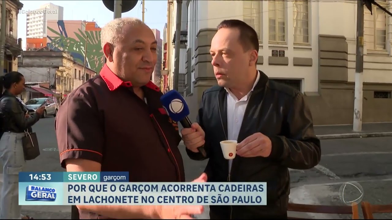 Acompanhe o mistério das cadeiras acorrentadas em lanchonete de São Paulo