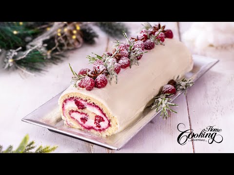Christmas Raspberry Cake Roll - The Ultimate Recipe for an Impressive Holiday Dessert
