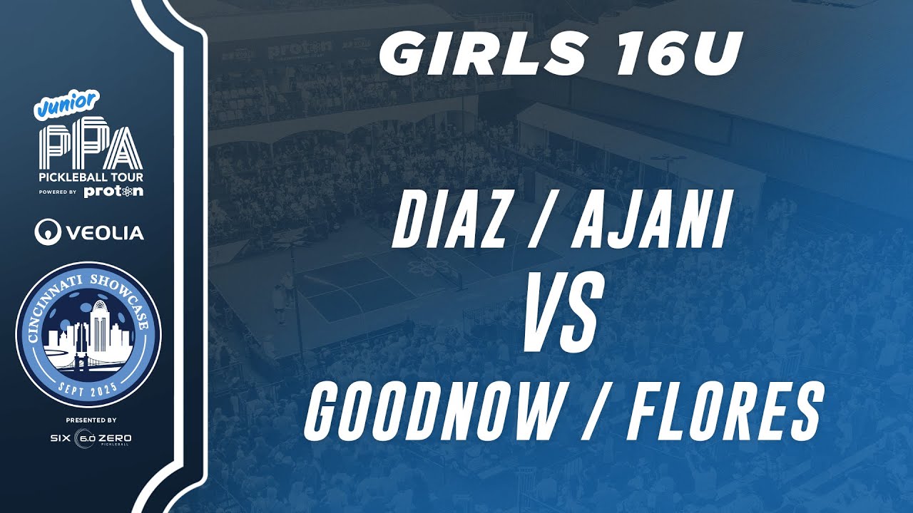 Diaz/Ajani v Goodnow/Flores at the Junior PPA Veolia Cincinnati Showcase