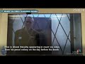 WATCH: Navalny appears in court the day before he died  - 00:36 min - News - Video