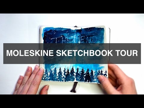 Completed Moleskine Sketchbook #2