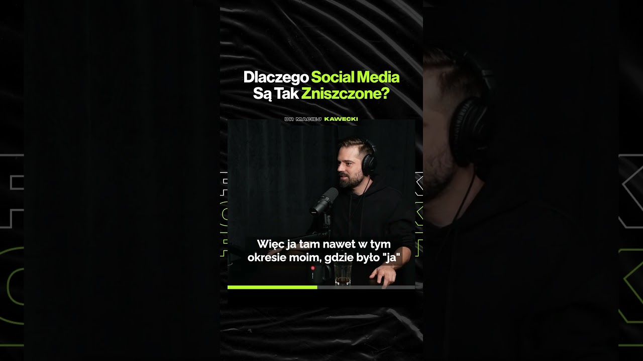 Dlaczego Social Media Są Tak Zniszczone? – ft. dr Maciej Kawecki @MK_ThisIsIT