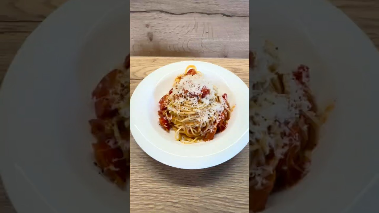 Spaghetti pomodoro z čerstvých rajčat