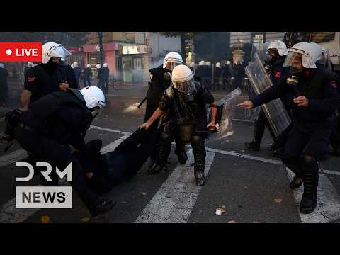 LIVE: Albania Student Protests Escalation in Tirana After Violent Clashes | DRM News | AC1B