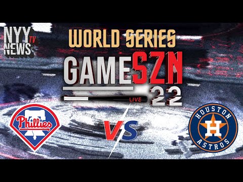 GameSZN LIVE: World Series Game 1 - Phillies @ Astros! Nola vs. Verlander